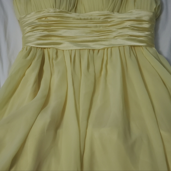 Prom Dress (Size S, Yellow) - Picture 2 of 3